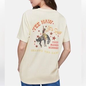 NWT Wildfox Rodeo Cowboy Tee Shirt‎ Top Size Small